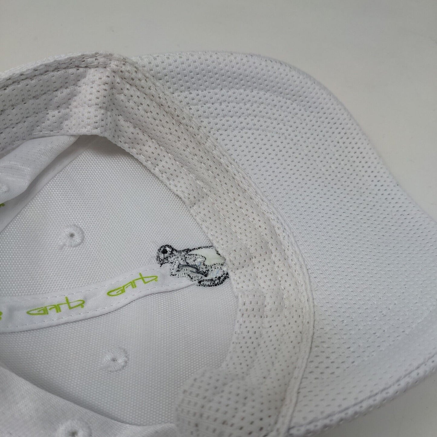 Garb Girl's Strapback Hat White Size Ages 5-12 Embroidered Golf Logo