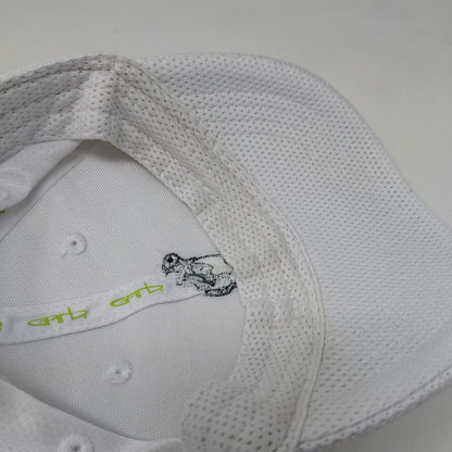 Garb Girl's Strapback Hat White Size Ages 5-12 Embroidered Golf Logo