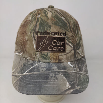 Unbranded Men's Camouflage Strapback Hat Adjustable Embroidered Car Care Logo