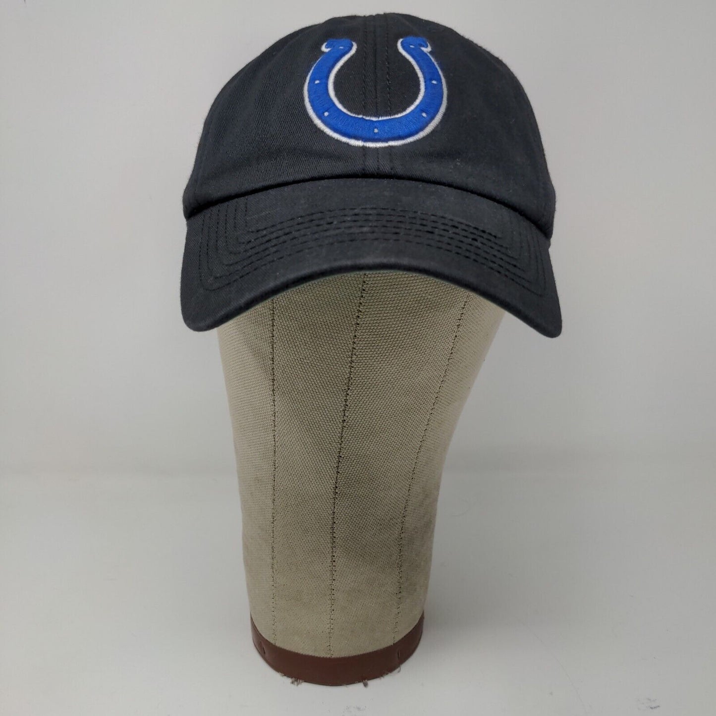 '47 Brand Fitted Hat Black Size L Indianapolis Colts Cap Embroidered Logo