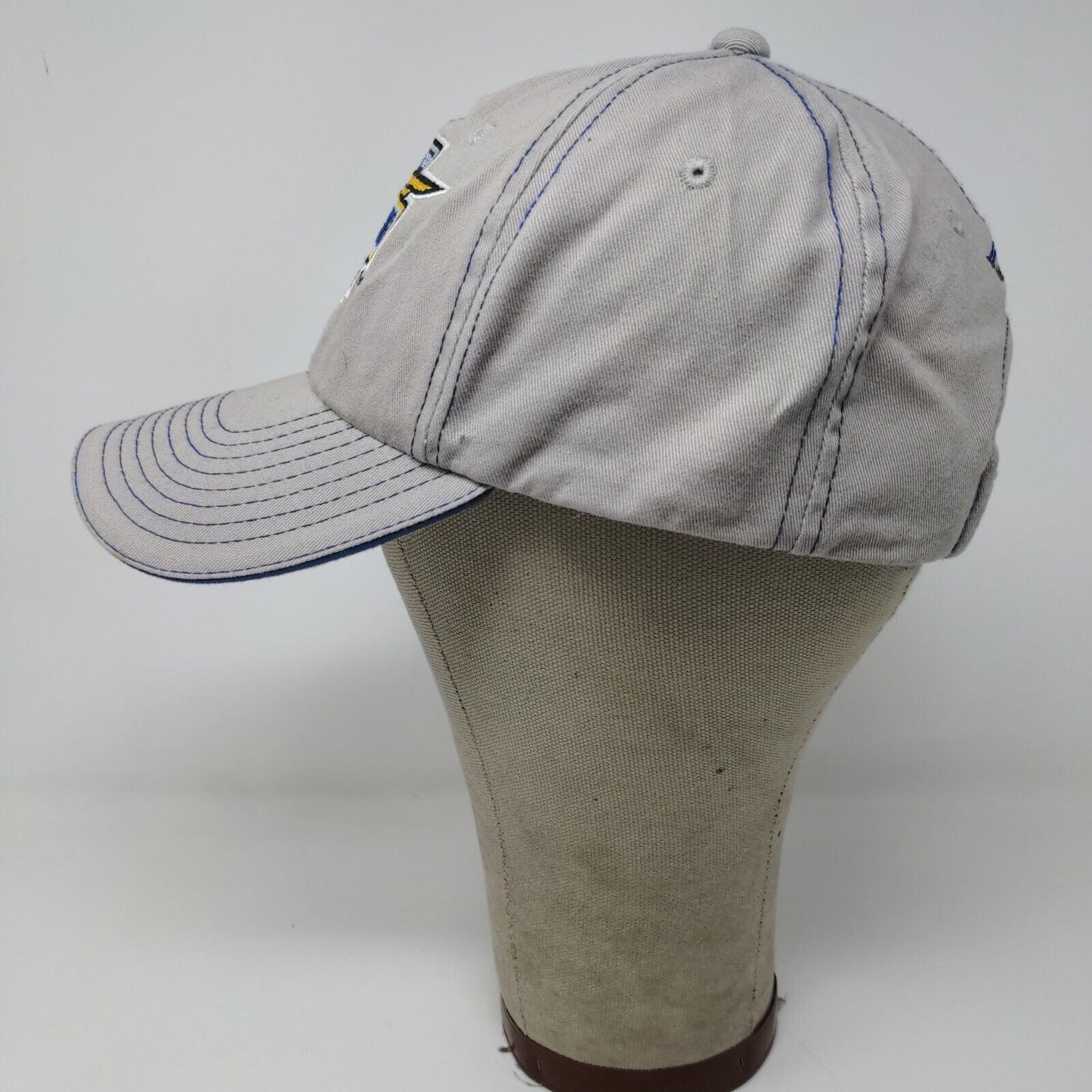 Allstate 400 At the Brickyard Strapback Hat Gray Adjustable 2006 Embroidered