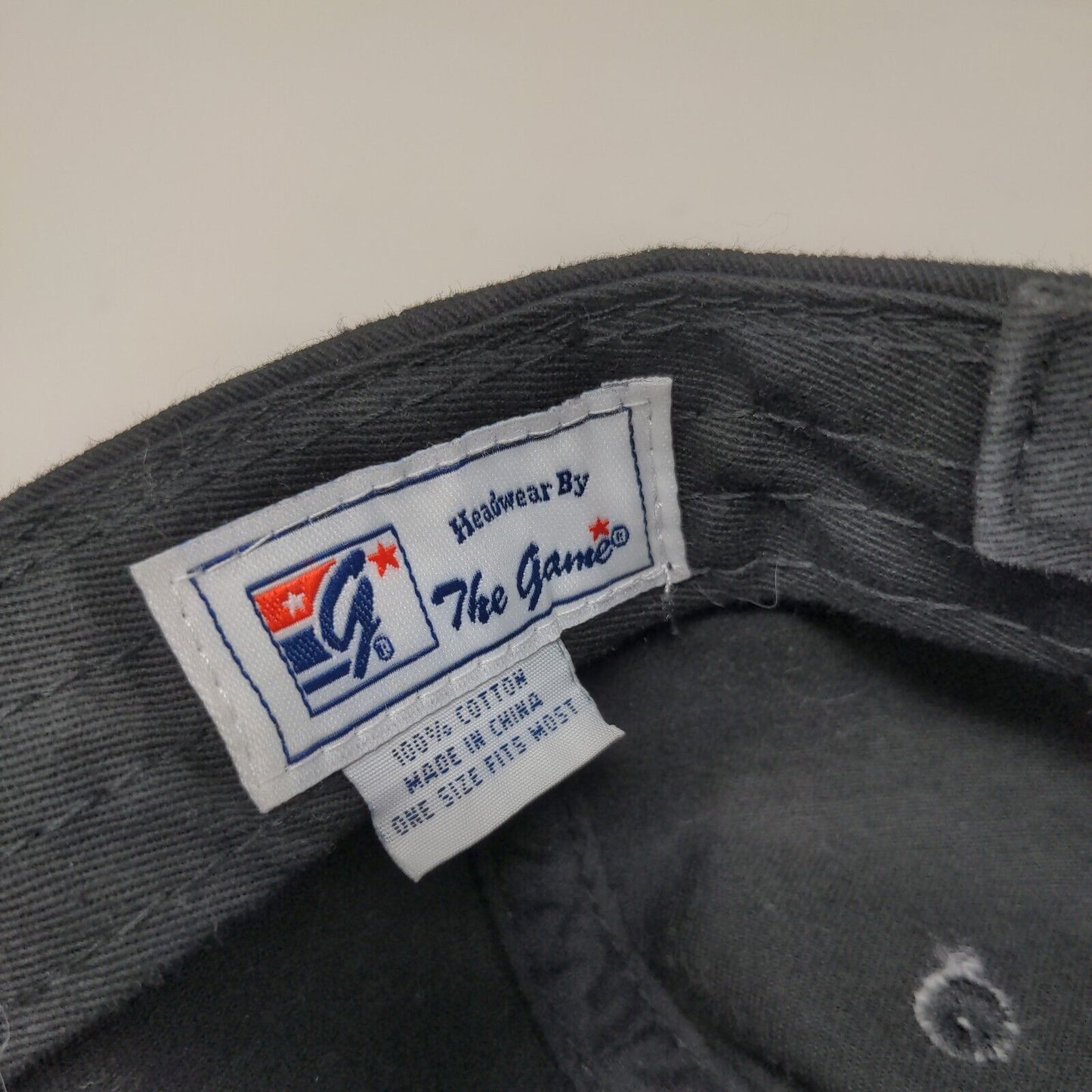 Indianapolis Motor Speedway IMS Strapback Hat Embroidered Logo Racing Black OSFM