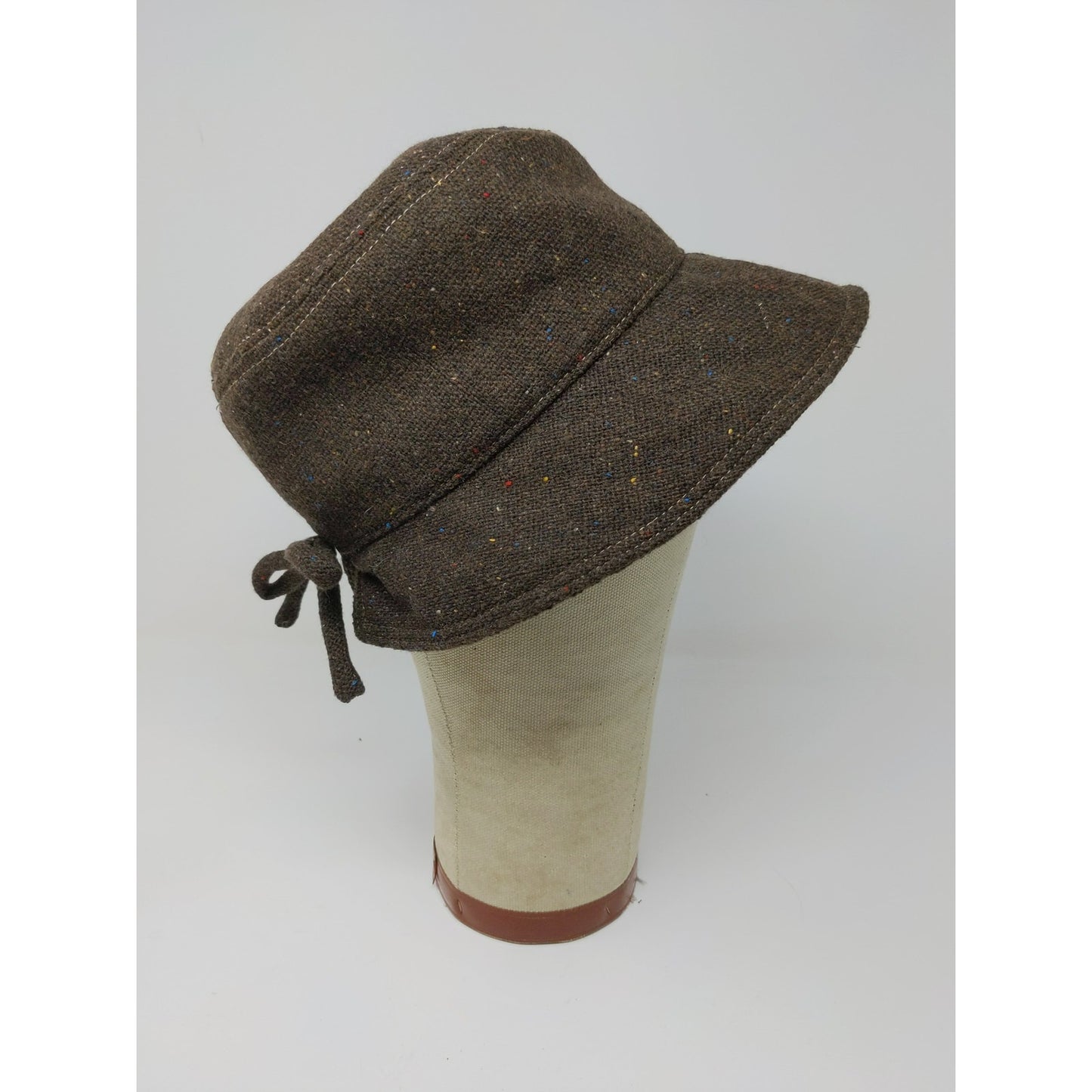 San Hat Diego Co Size 57CM Brown Tie Back Bucket Hat Sun Hat