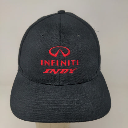 Planet Nissan Men's Infinity Snapback Hat Black Embroidered Logo
