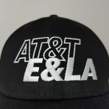 AT&T E&LA New Era Black Baseball Cap Hat Strap Back Embroidered One Size