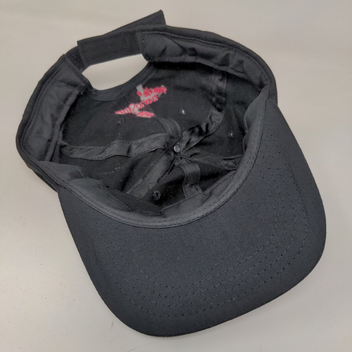 Unbranded Women's Strapback Hat Black Adjustable Embroidered Club Solaris Logo