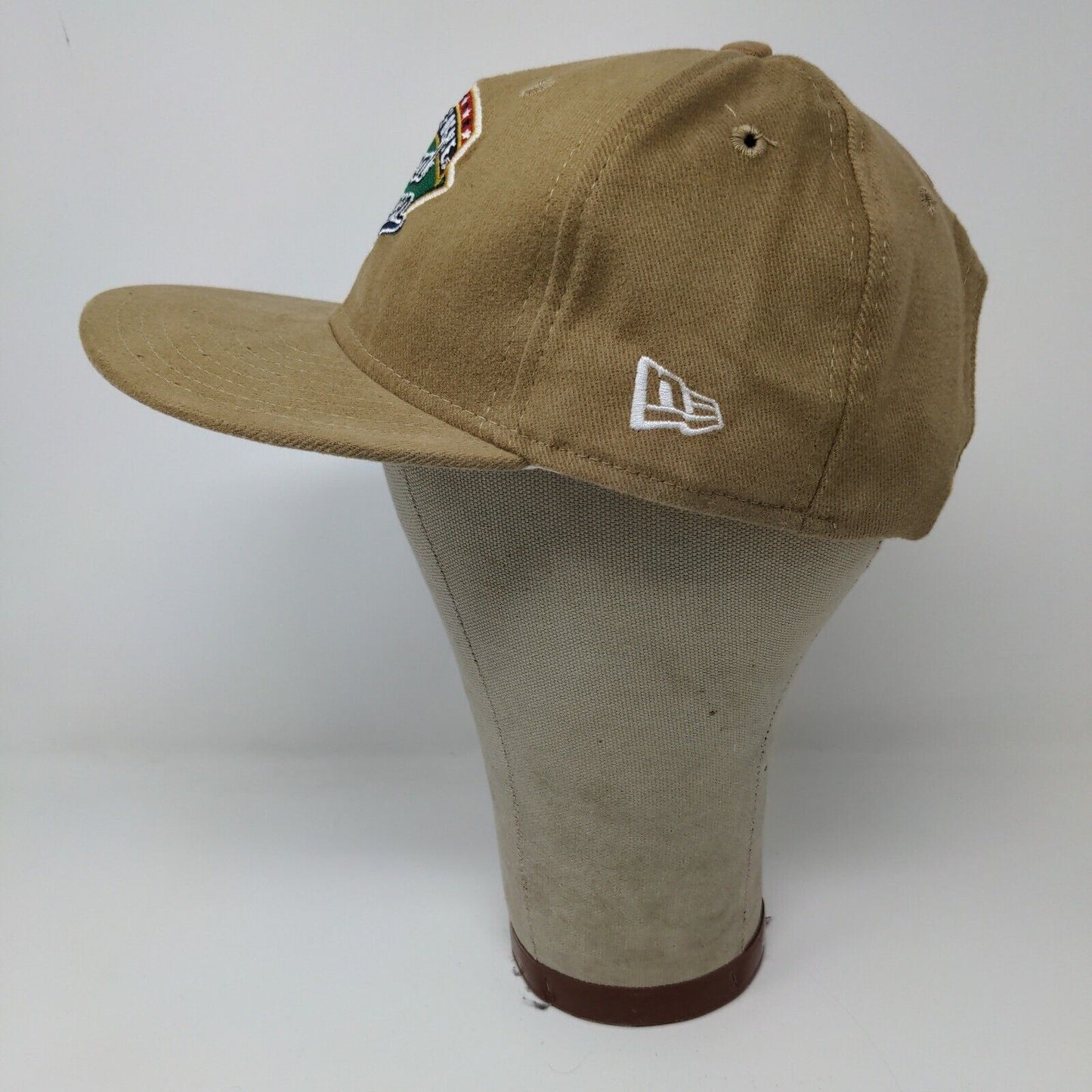 New Era Brown 2002 Little League Central Regional Baseball Hat Cap SZ M / L USA
