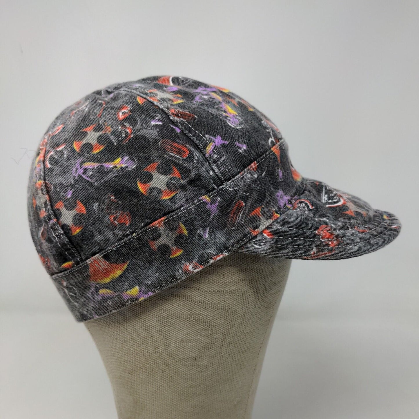 Comeaux Womens Cap Hat Multicolor 100% Cotton Throwing Star Pattern