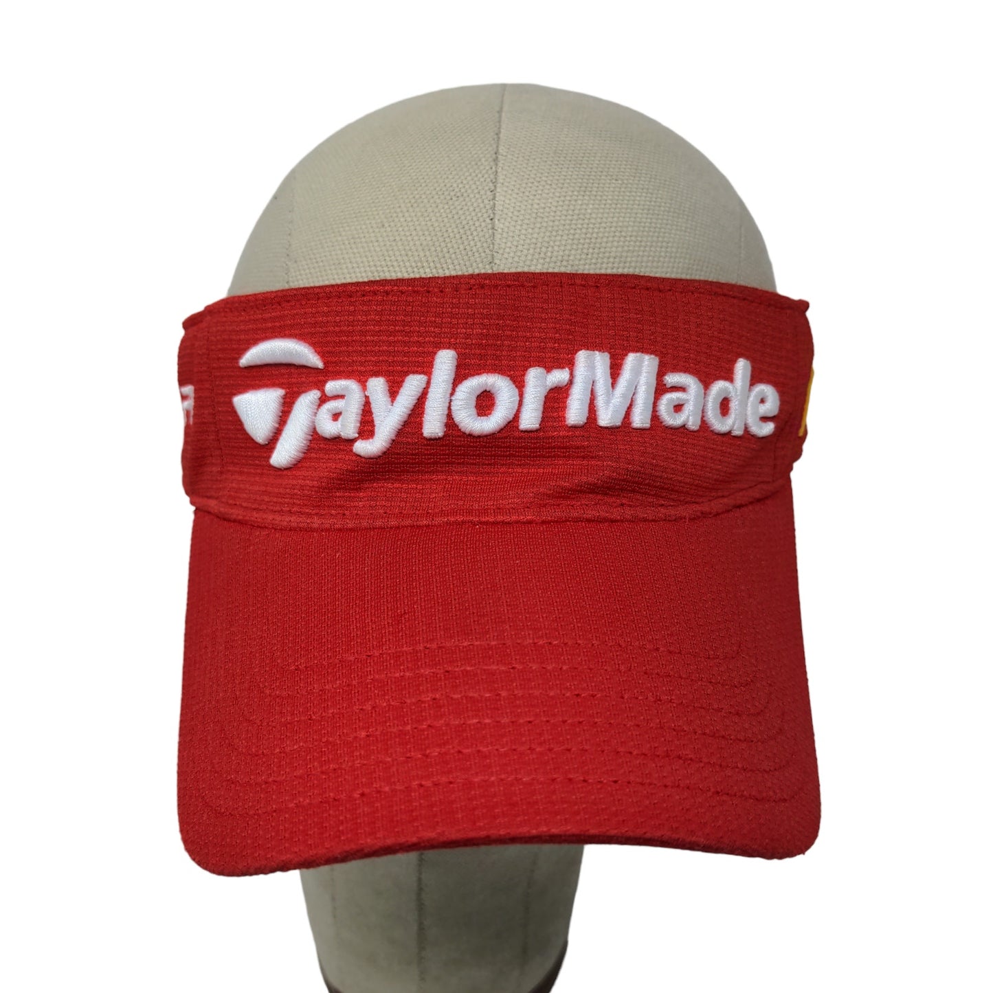 Taylor Made R9 Burner TMax Gear Sun Visor Hat Red OSFA Embroidered Logo Golf