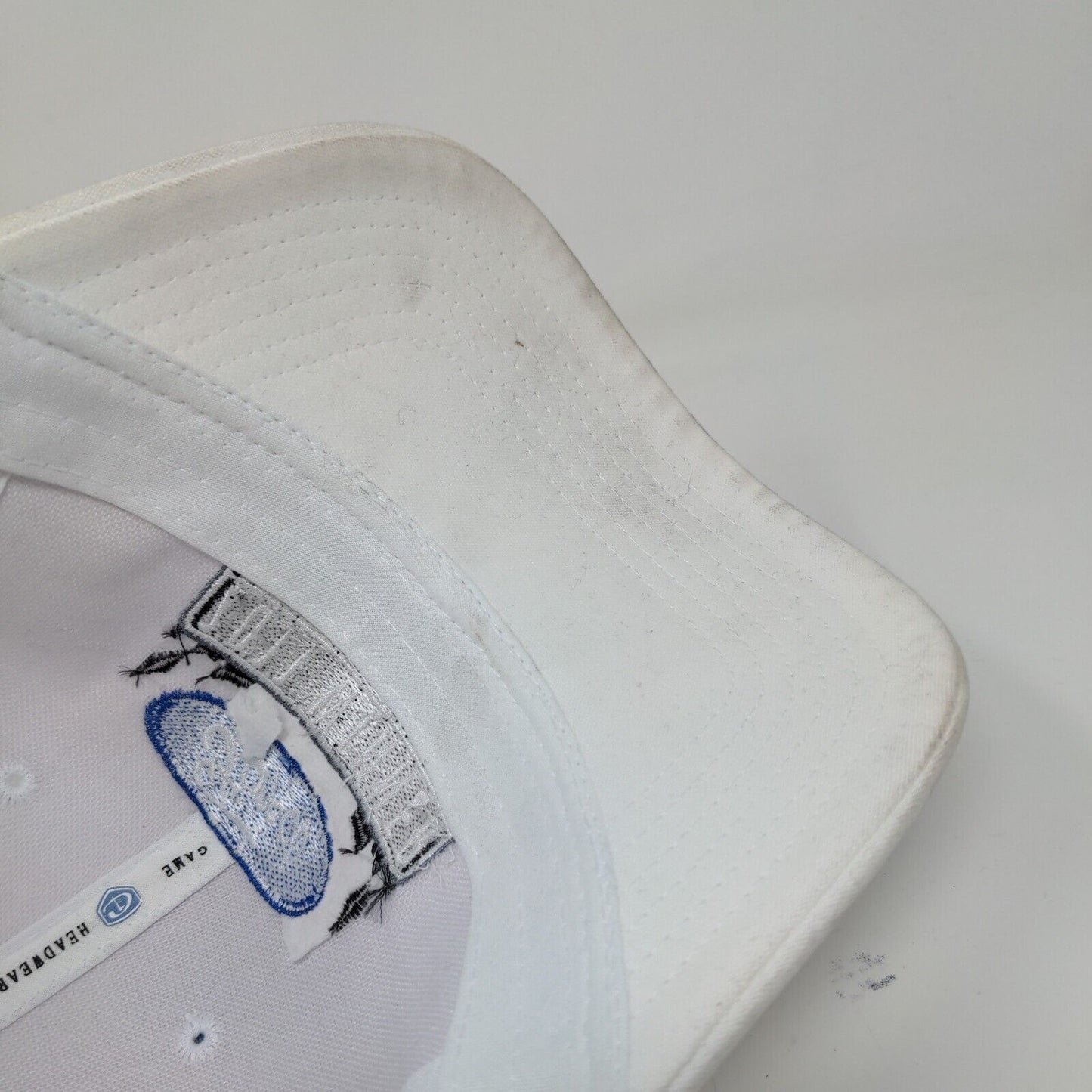 Ford Mens 2011 NHRA Manufacturers Cup White Adjustable Strapback Embroidered