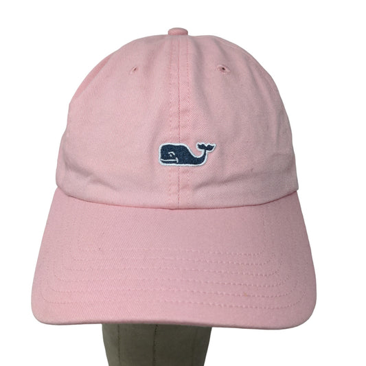 Vineyard Vines Shep & Ian Women's Slideback Hat Pink Embroidered Logo Whale