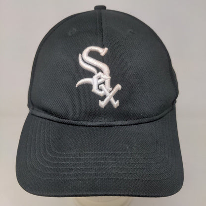 OC Sports Men's Strapback Hat Black OSFM Embroidered Chicago White Sox Logo