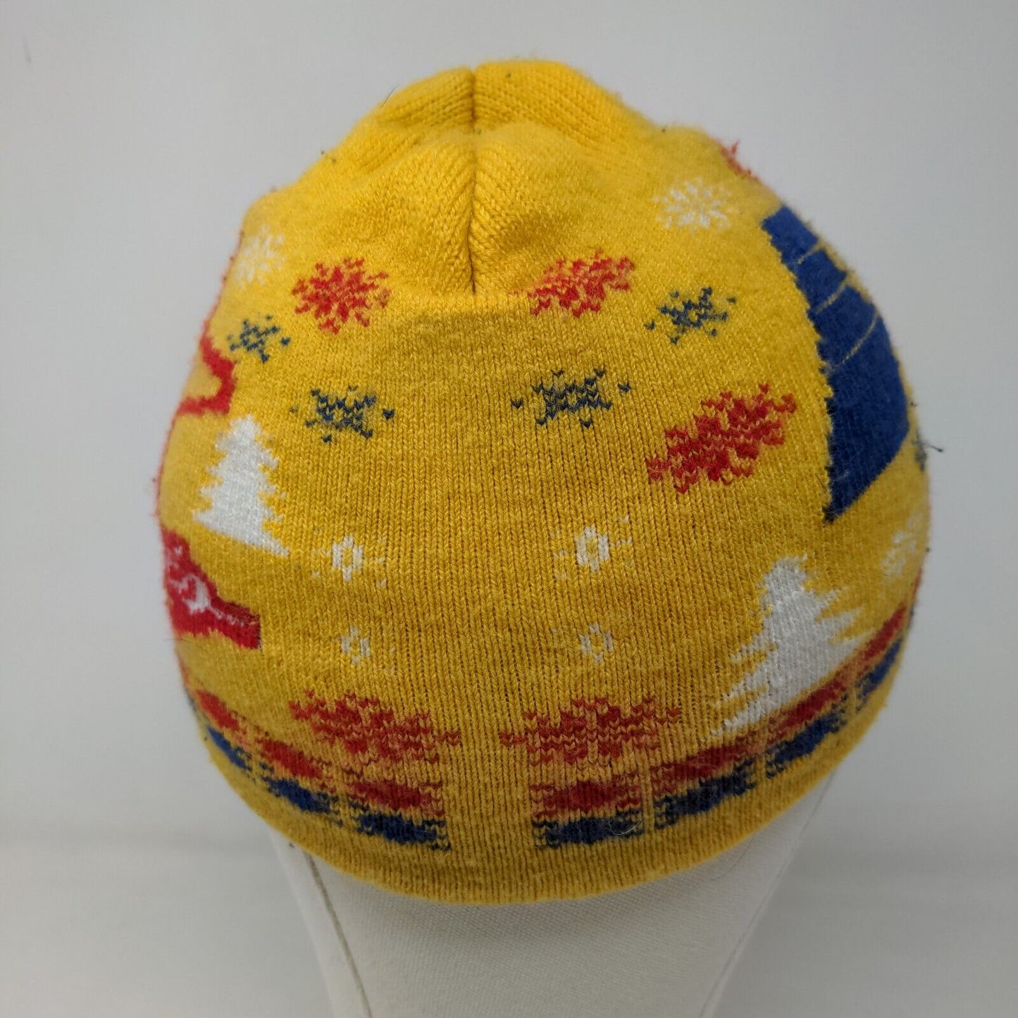 NBA Indiana Pacers Men's Knit Beanie Hat Yellow 100% Acrylic Hardee's Logo