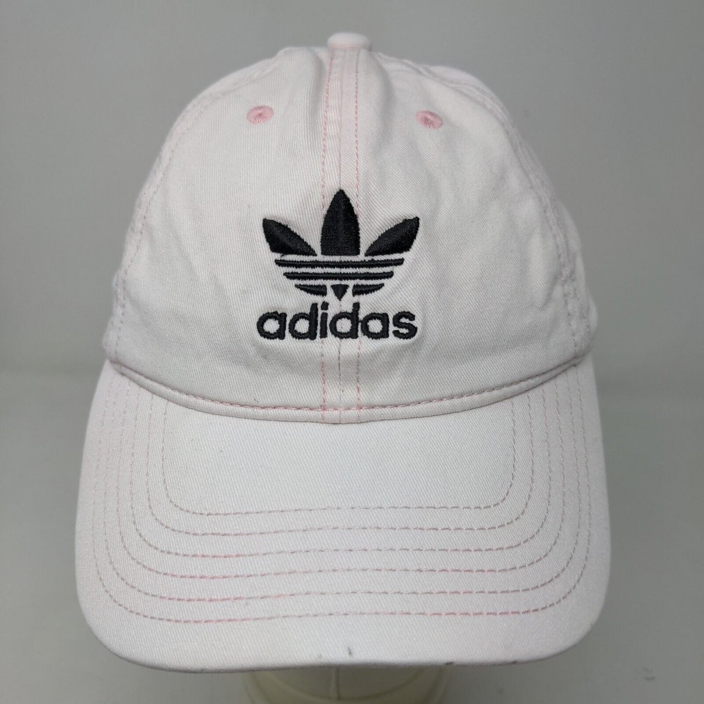 Adidas Women's Slideback Hat Pink Adjustable Embroidered Trefoil Logo