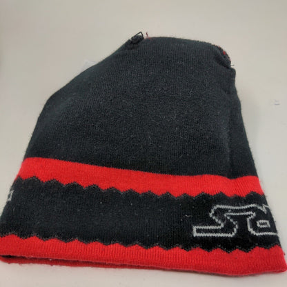 Star Wars Men's Knit Beanie Hat Cap Black Red One Size Acrylic
