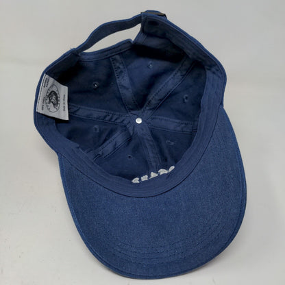 Authentic Pigment Men's Slideback Hat Blue Adjustable Connecticut ZIP 06488