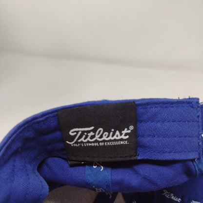 Titleist Golf Mens Pro V1 Slideback Hat Blue Adjustable Embroidered Logos