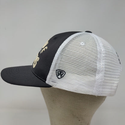 Top of the World Men's Snapback Mesh Back Purdue Boilermakers Hat Black White
