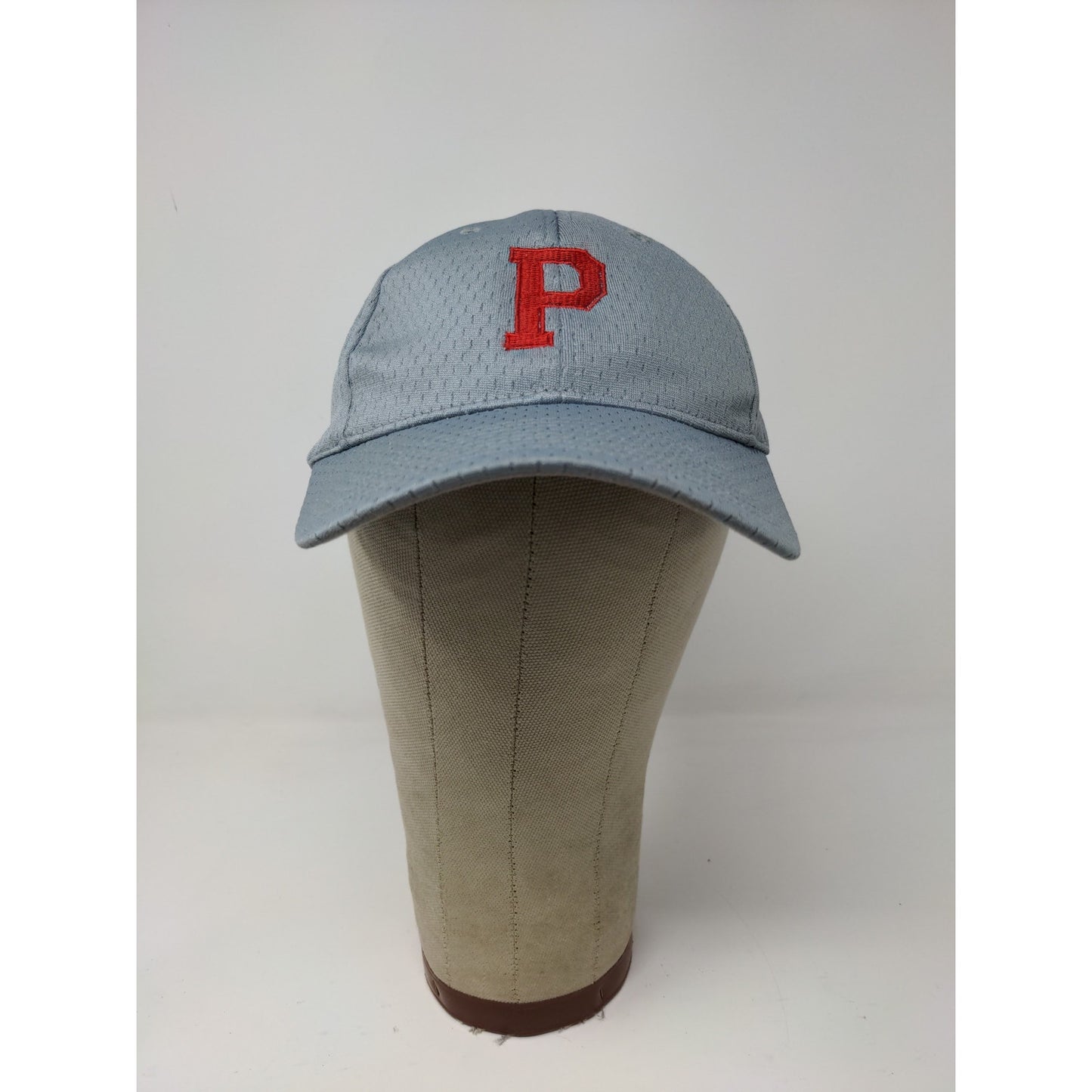 Youth Boys Strapback Hat Embroidered P Gray Port Authority Cap