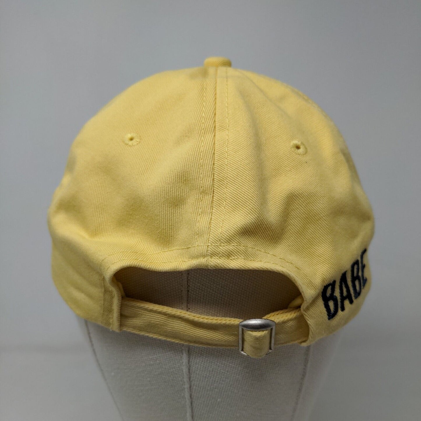 Swish Men's Slideback Hat Yellow Embroidered Babe Logo Tulip