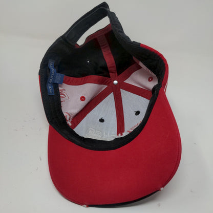 Usher Transport Louisville Kentucky Strapback Hat Embroidered Flames  Red Black