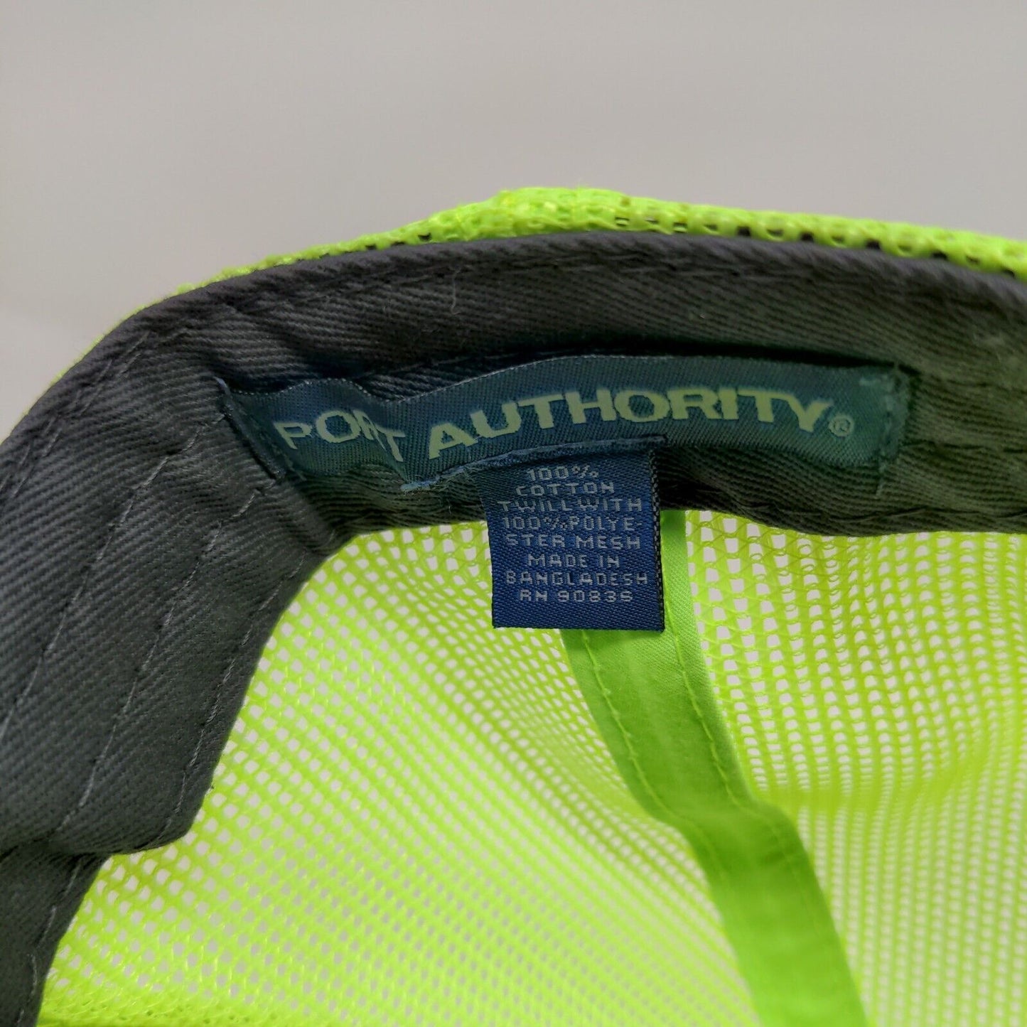 Greenpoint Metals Port Authority Green Gray Snapback Meshback Hat Cap Adjustable
