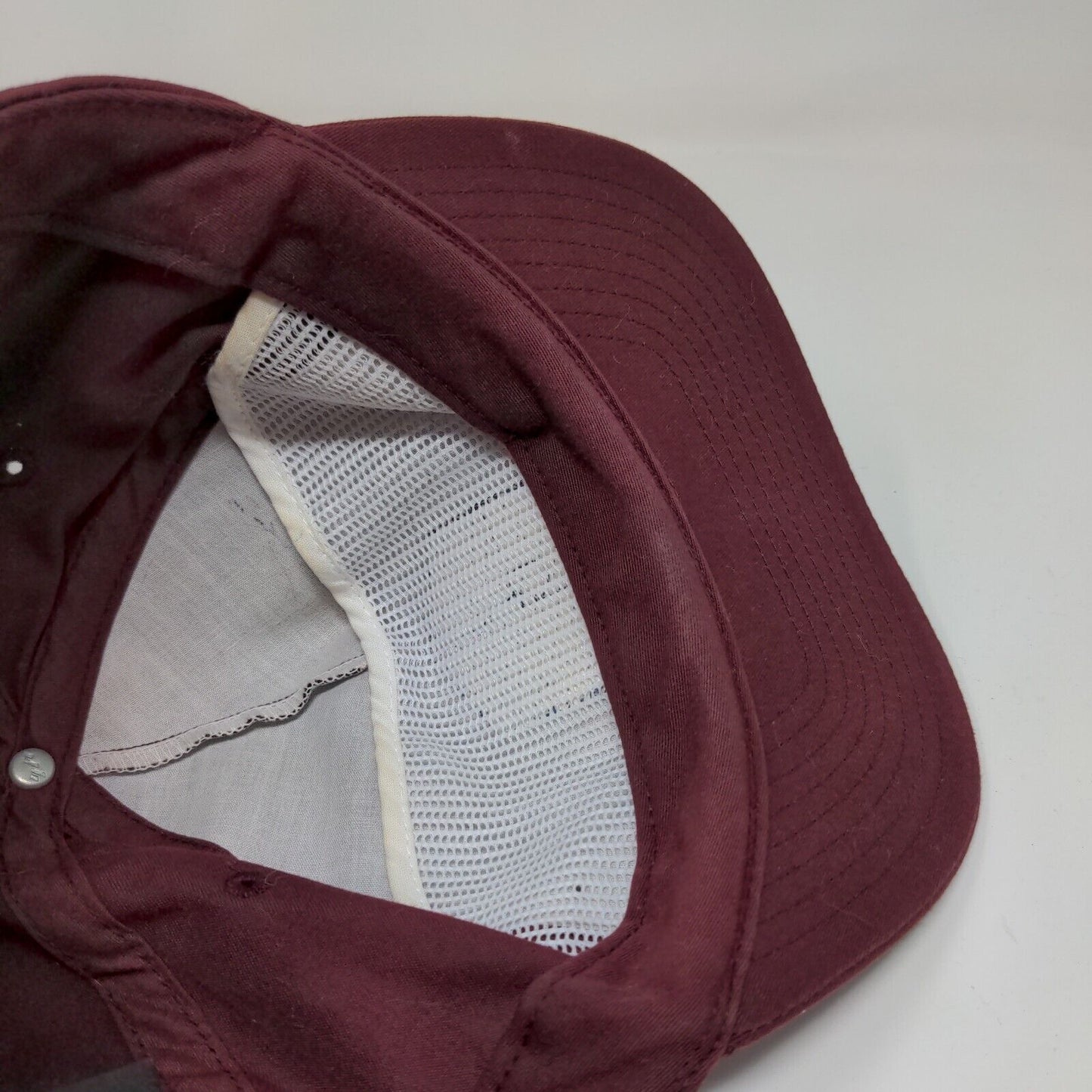 Obey Brand Mens Snapback Hat Size OSFA Red Embroidered Logo Cotton Blend