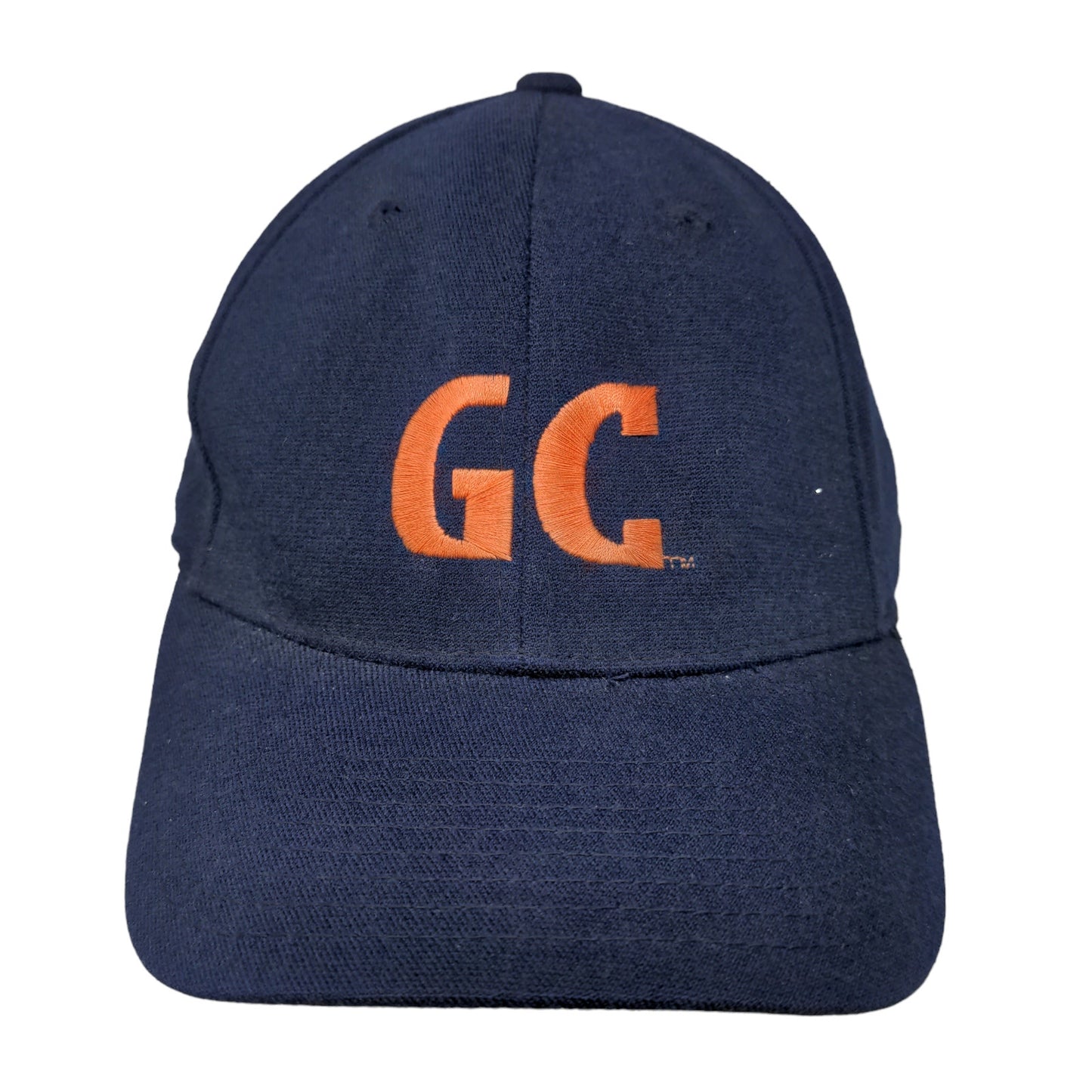 Headmaster Superflex Mens Fitted Hat Blue Embroidered GC Tiger Logo Vintage 2000