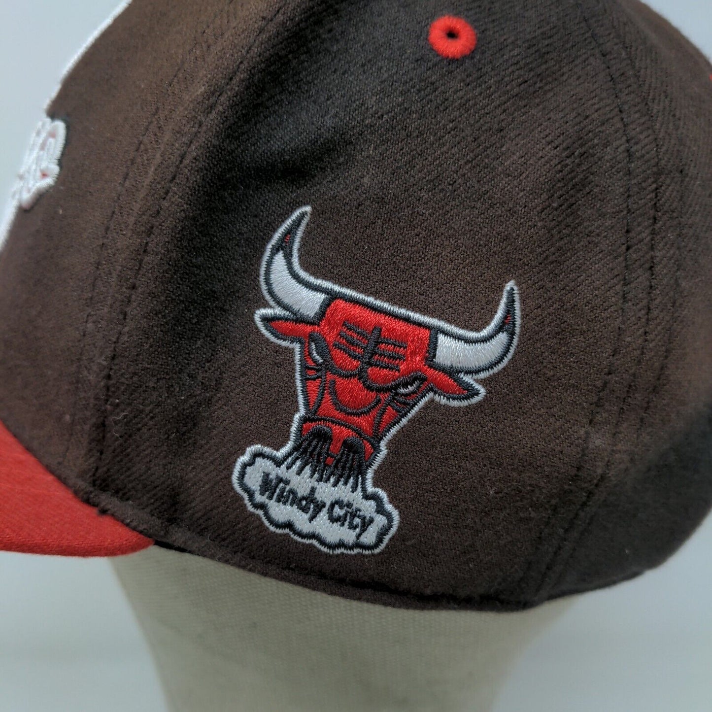 '47 Brand Chicago Bulls Snapback Hat Black Rack One Size Embroidered Logo