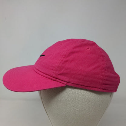 Nike Girl's Strapback Hat Pink Size Child Embroidered Swoosh Logo