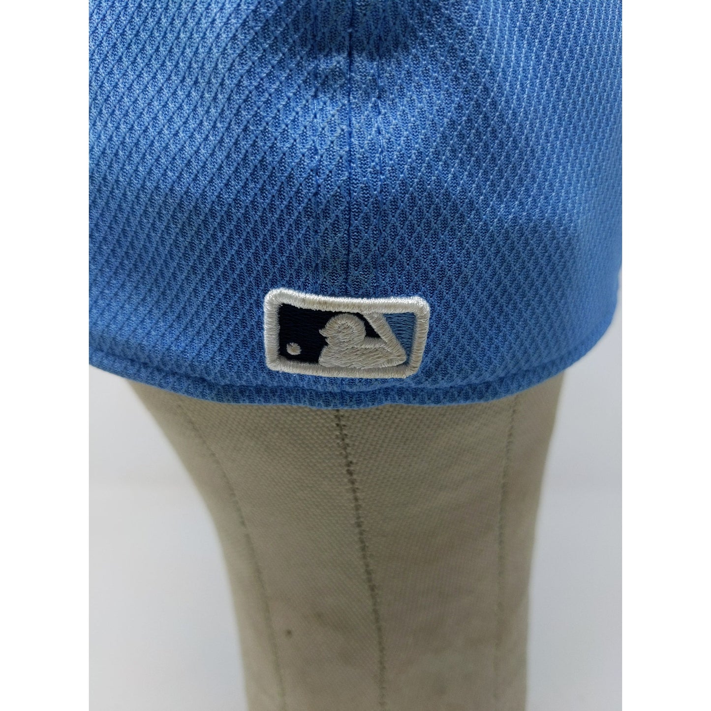 New Era 59Fifty MLB Tampa Rays 2017 Florida Hat SZ 7 1/4 White Blue Embroidered