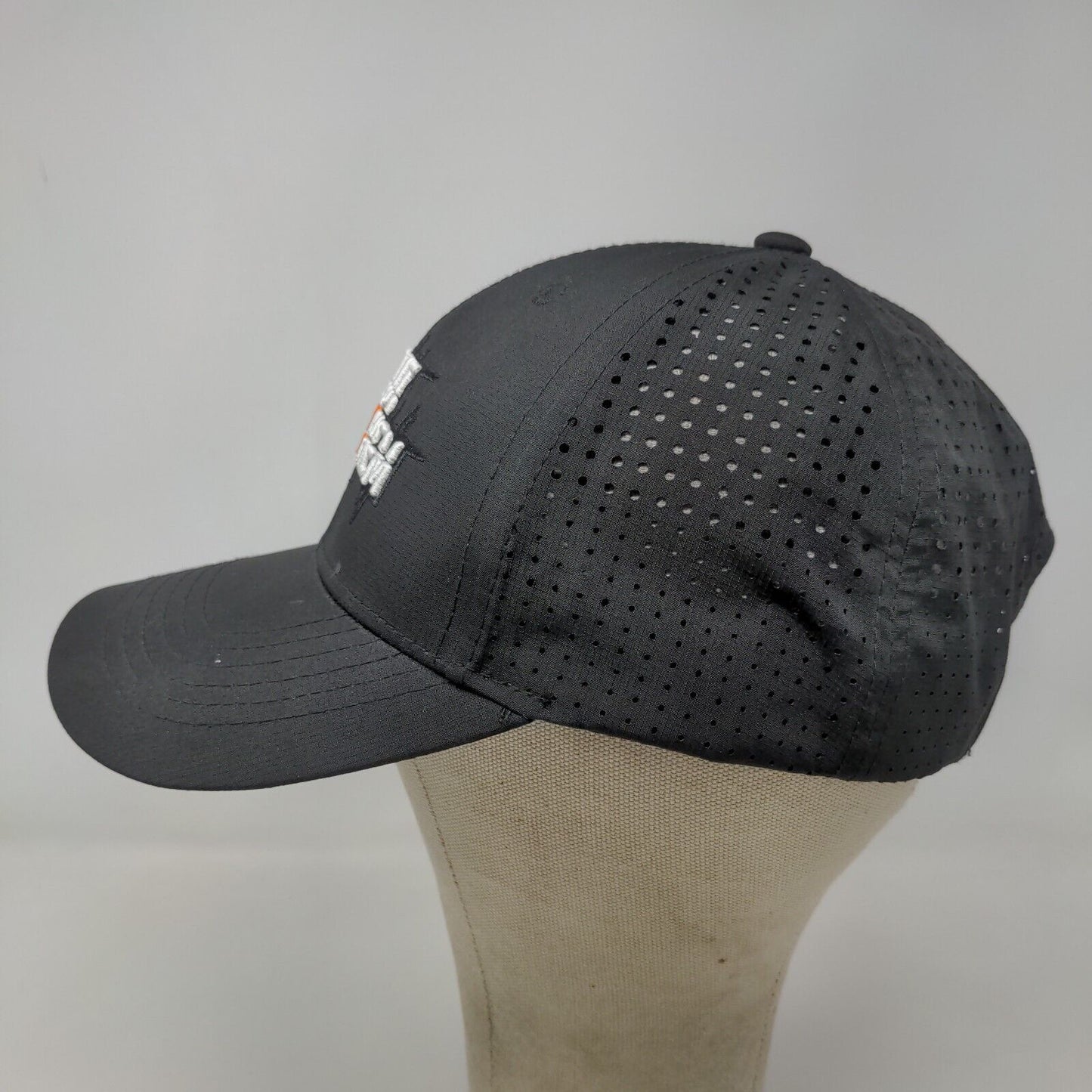 All Out Mayhem Men's Strapback Hat Black Adjustable Embroidered Logo