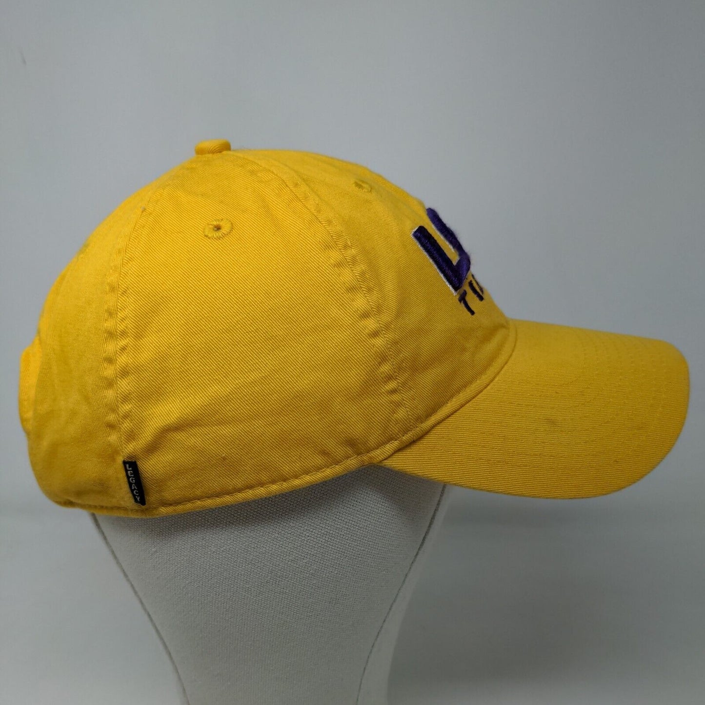 Louisiana State University Tigers Men's Slideback Hat Yellow Adjustable