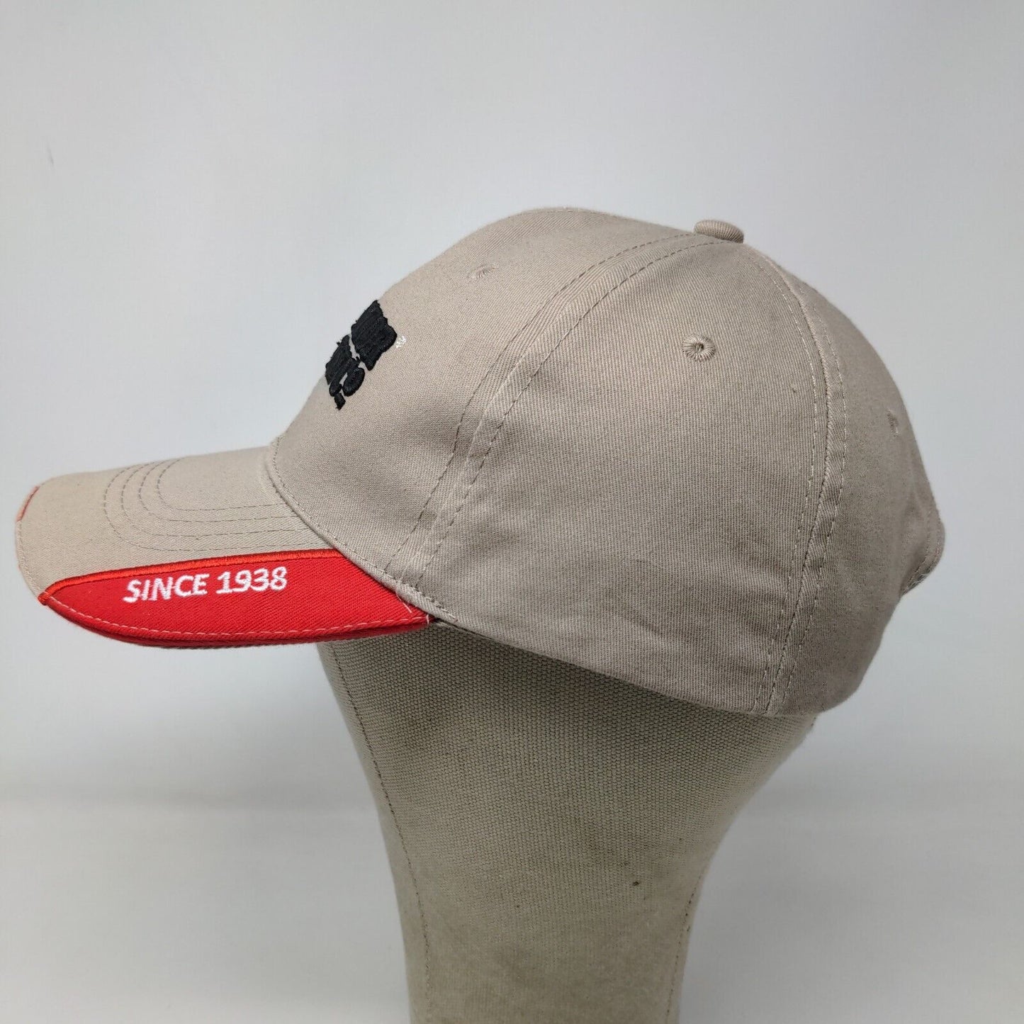 Tractor Supply Co Men's Slideback Hat Tan Adjustable Embroidered Logo