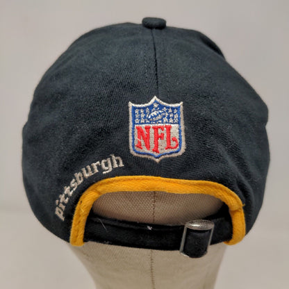 Logo Athletic NFL Pittsburgh Steelers Slideback Hat Black OSFA Embroidered