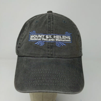 Polar USA Men's Slideback Hat Gray Mount Saint Helens W/Tags Embroidered