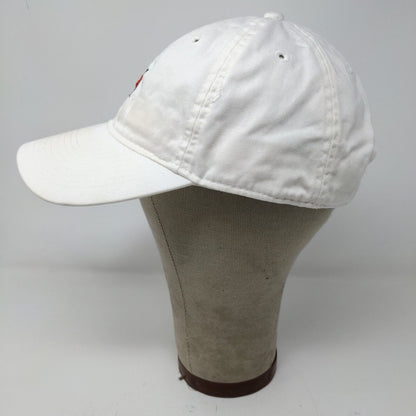 Legacy Mens Slideback Hat White Adjustable Embroidered M Logo