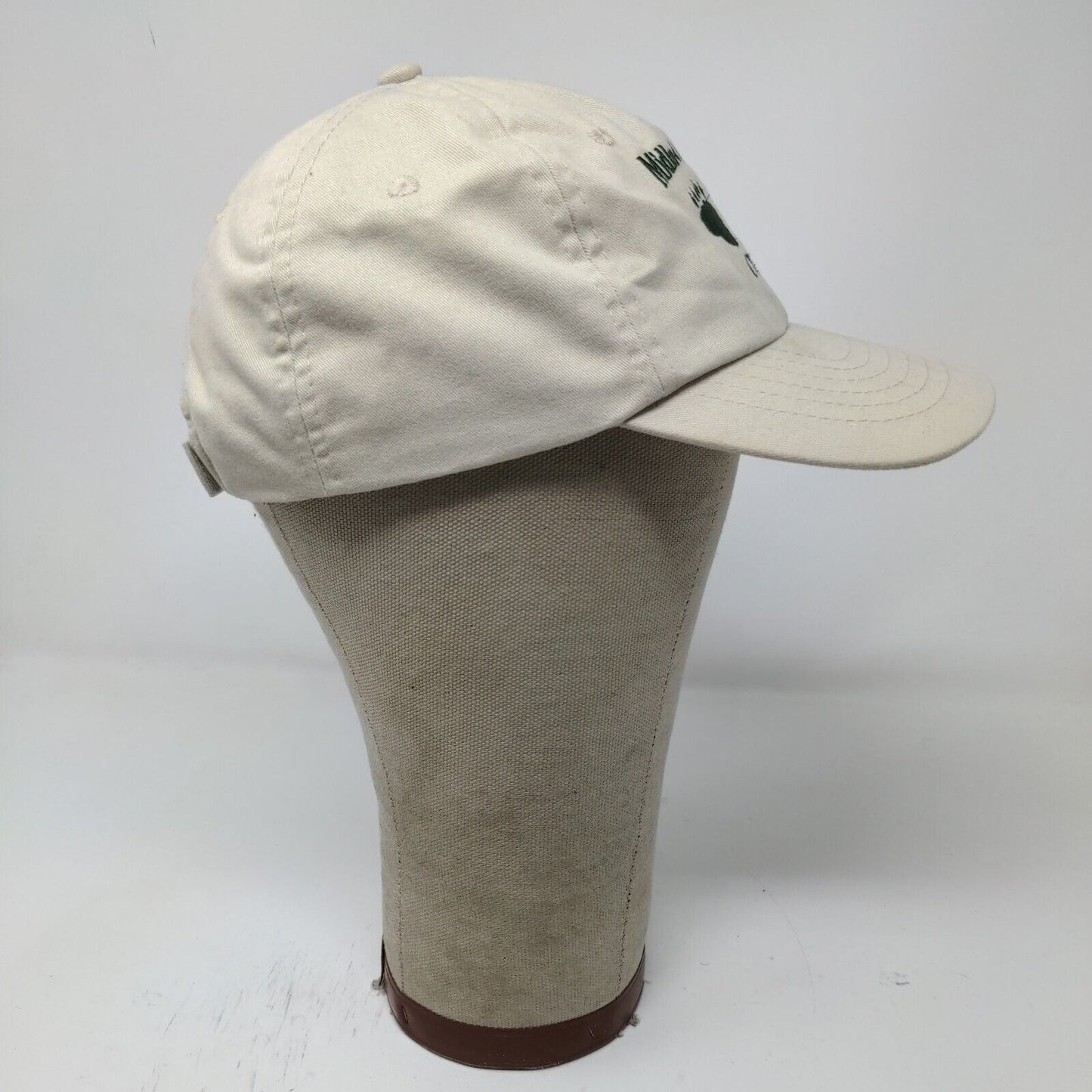 Midland Academy Cubs Strapback Hat Tan Adjustable Embroidered Logo