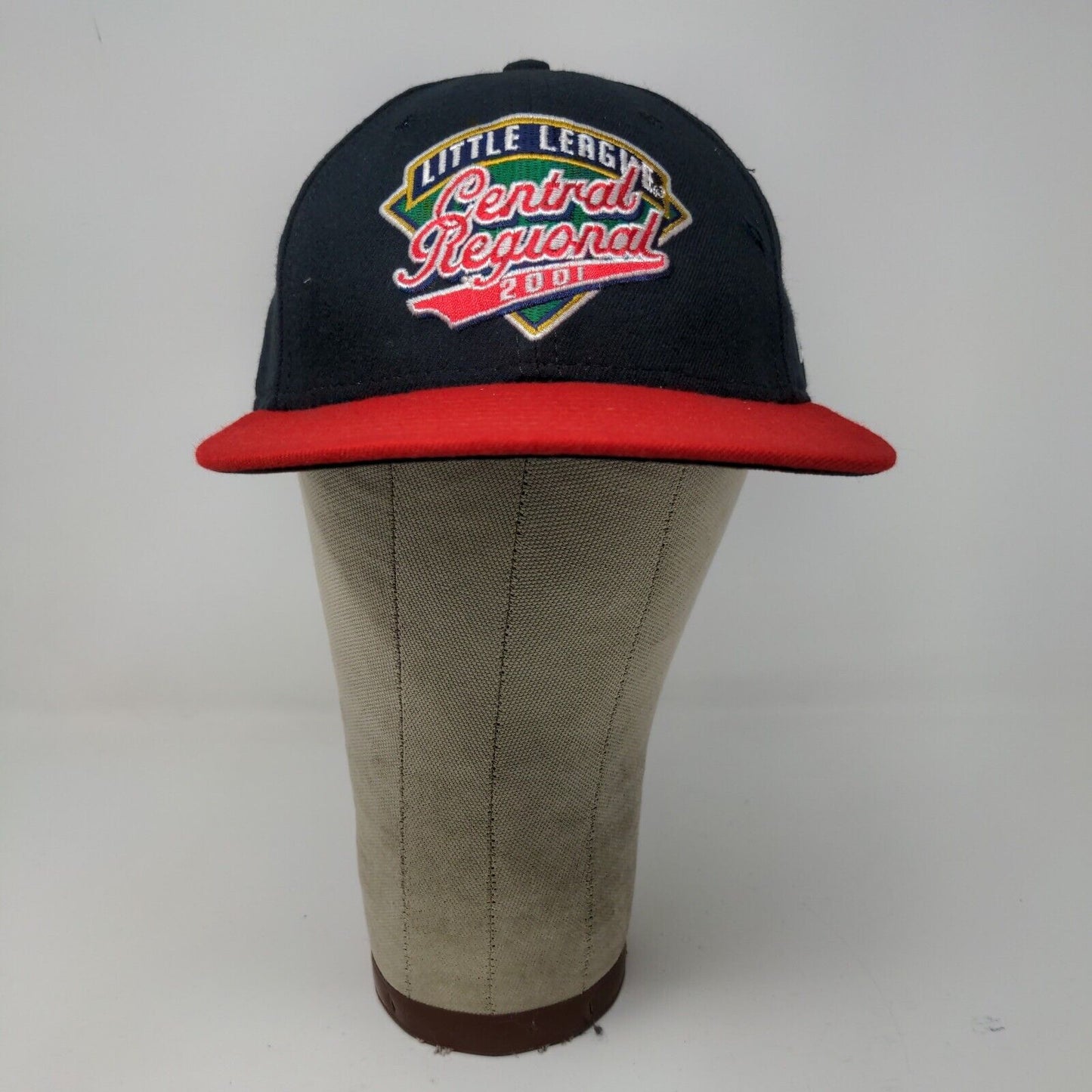 Little League Mens Vintage 2001 Central Regional Hat Black Red OSFA Snapback