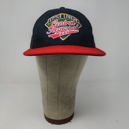 Little League Mens Vintage 2001 Central Regional Hat Black Red OSFA Snapback