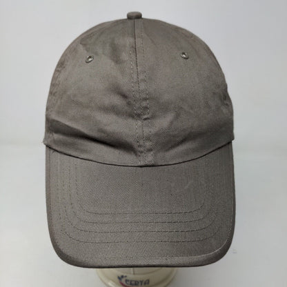 Faded Glory Men's Strapback Hat Gray Brown Black Cap Vent Holes