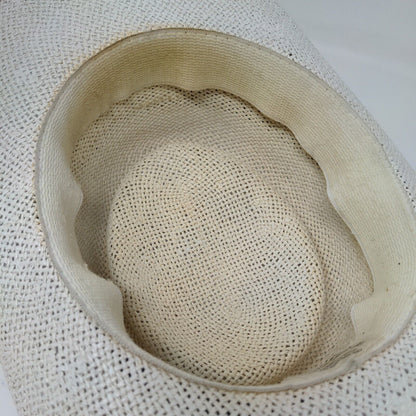 Allison Transmission Mens Panama Hat Cream OSFA Embroidered Logo Headband