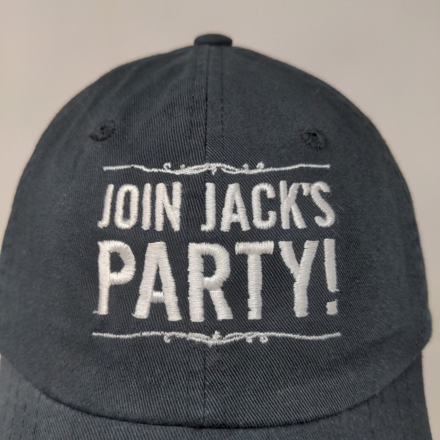 Magic Headwear Men's Jack Daniels Strapback Hat Black OSFA Party Beer Logo