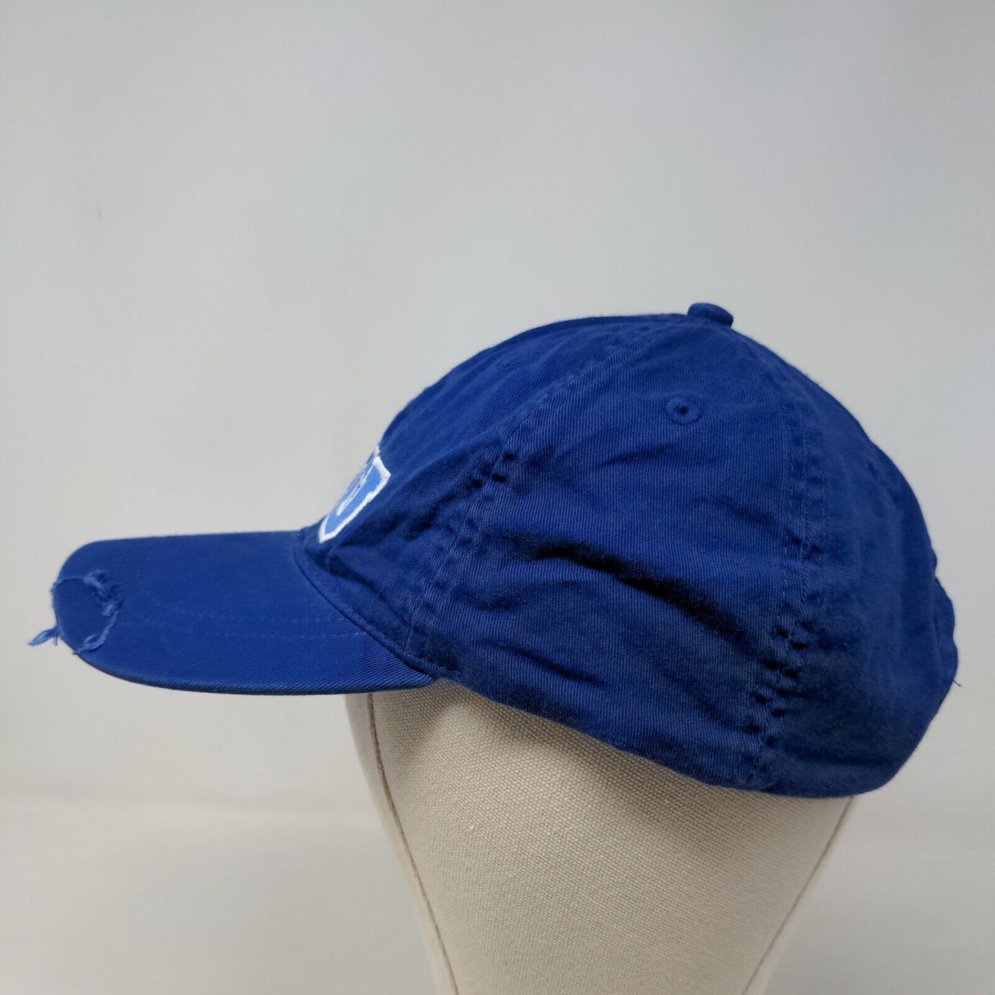 Disney Parks Men's Strapback Hat Blue Size 57-62CM Monsters University Logo