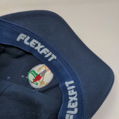 WearGuard Men's FlexFit Fitted Hat Blue OSFA Embroidered Anchor Logo
