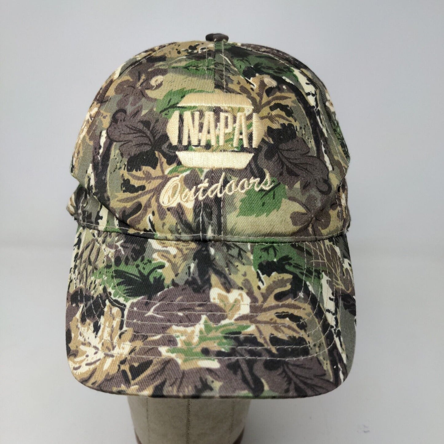 NAPA Outdoors Men's Camo Hat Strapback Brown Green OSFM Embroidered Logo