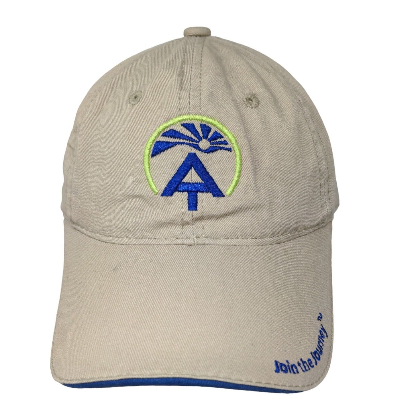 Appalachian Trail Men's Slideback Hat Tan Size OSFM Embroidered Logo Cotton