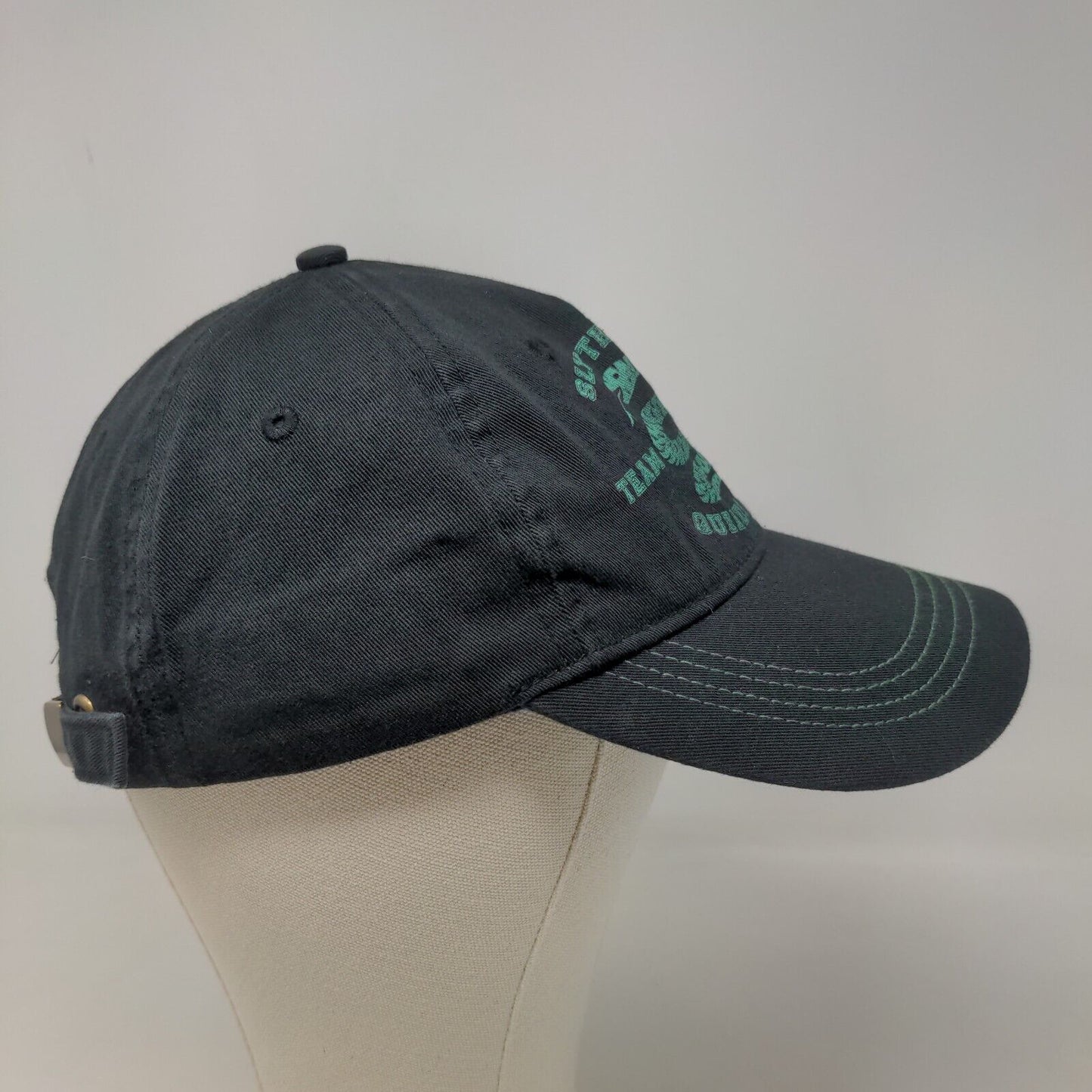 Wizarding World of Harry Potter Men's Slideback Hat Black Slytherin Quidditch