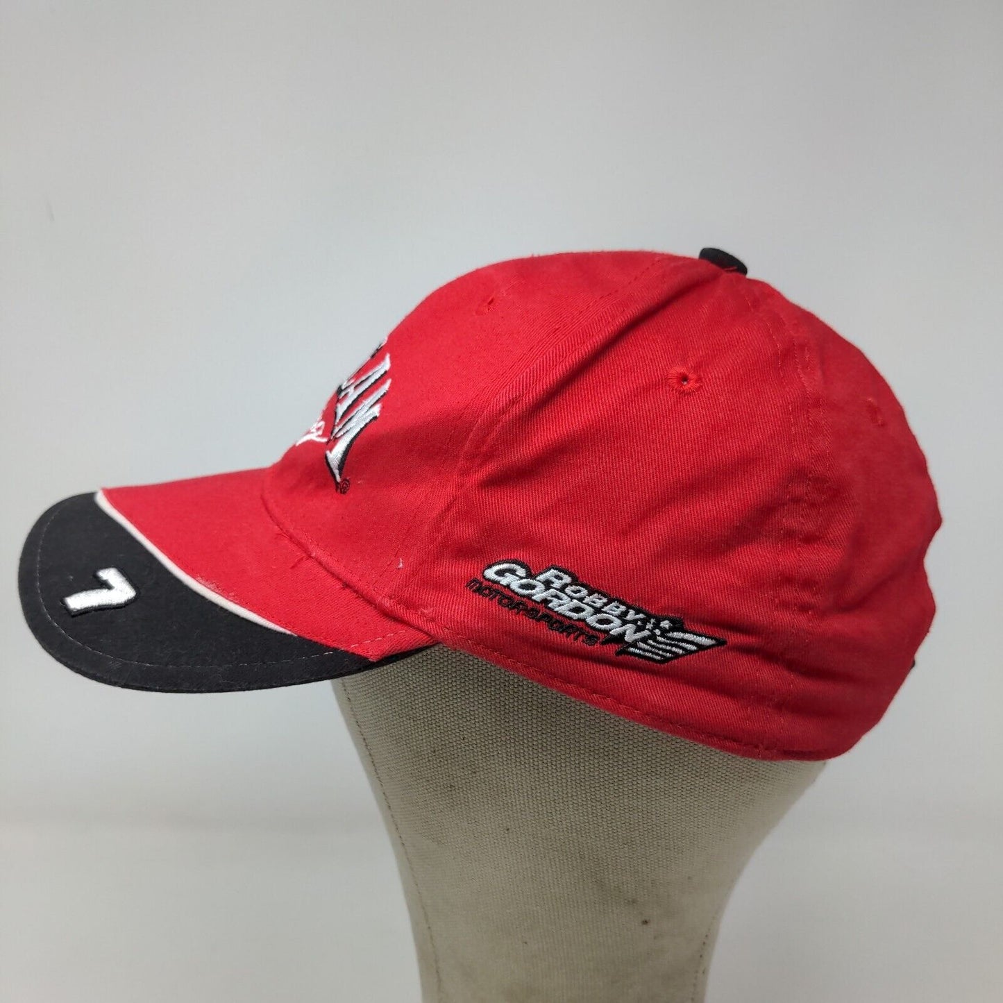 Drink Smart Mens Strapback Jim Beam Racing Hat Robby Gordon Motorsports Red OSFA