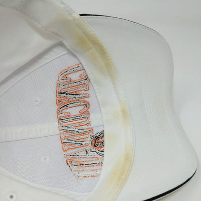 Reebok NFL Cincinnati Bengals Strapback Hat White OSFA Embroidered Logo